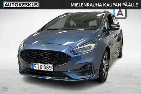 Ford S-Max 2.5 Hybrid (HEV) 190hv automaatti ST-Line 5-ovinen *Navi / Muk.LED / Aktiivinen vakkari*